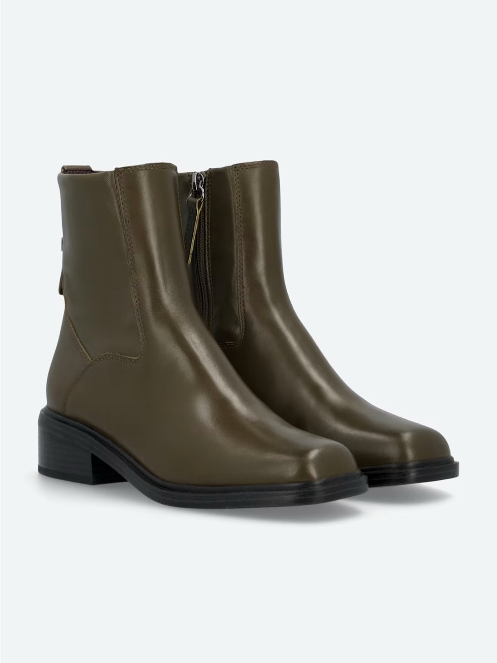 NWOT Franco Sarto Gracely Bootie, Olive Green, Size 8